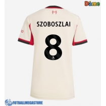 Fotballdrakt Dame Liverpool Dominik Szoboszlai #8 Bortedrakt 2025-26 Kortermet